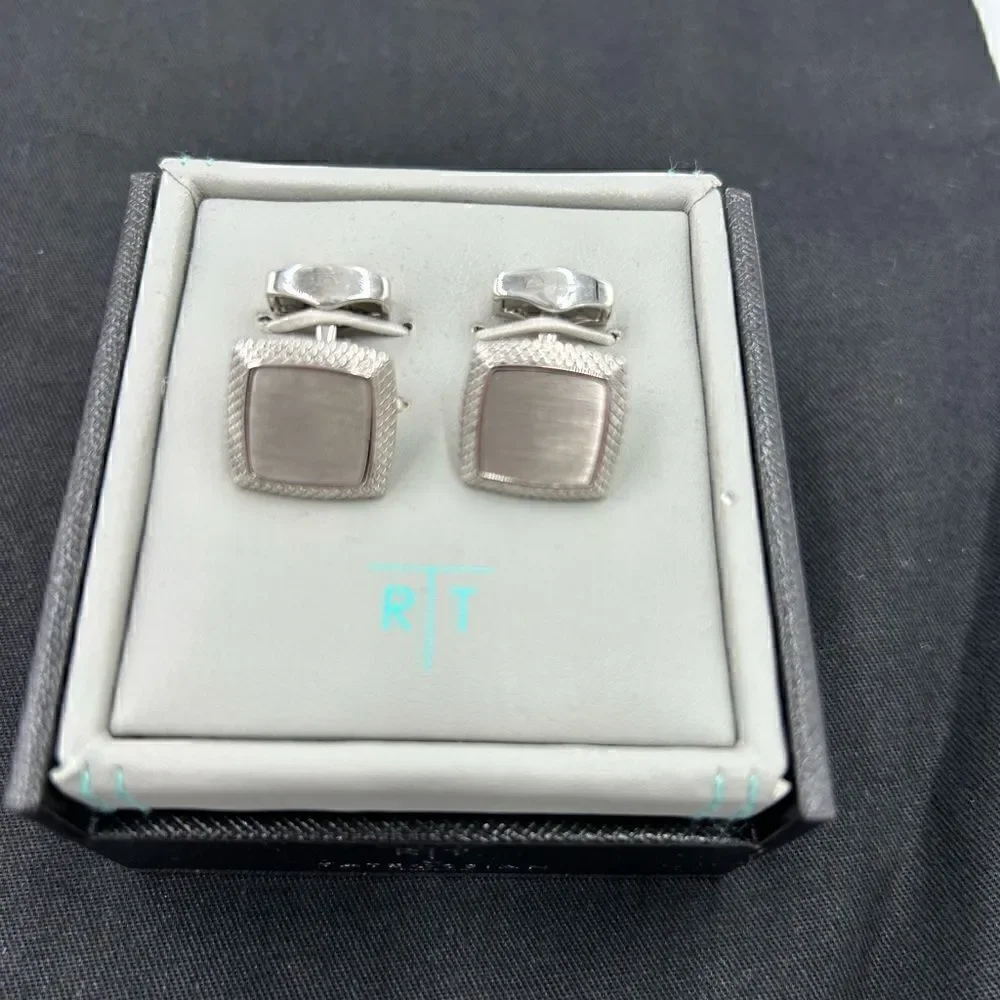 Men’s  Tateossian titanium cufflinks